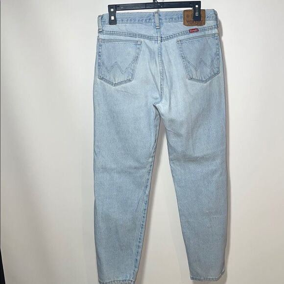 Wrangler Blue Straight Jeans Classic Style - Picture 5 of 10